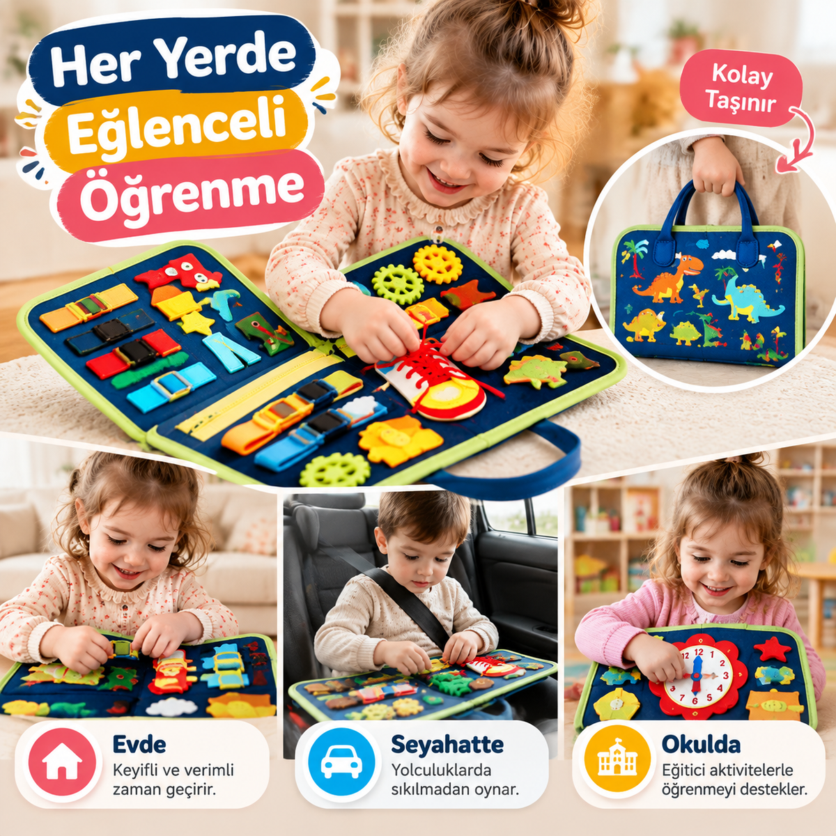 Toyzigo Montessori Aktivite Çantası